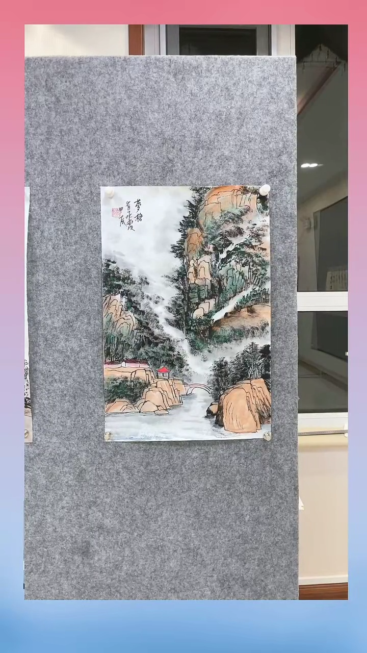 【闪购商品】国画崔老师写意山水《沐山小屋》