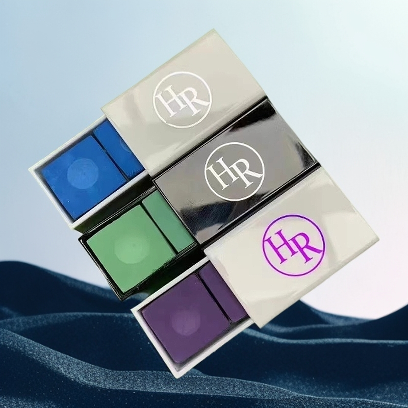 HR三代巧克粉职业斯诺克黑8枪粉台球杆干性擦粉用品配件