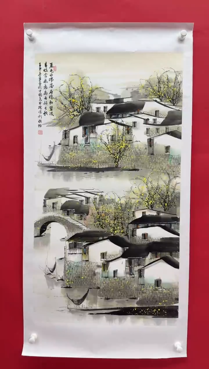 国画画家陆远华纯手绘原作