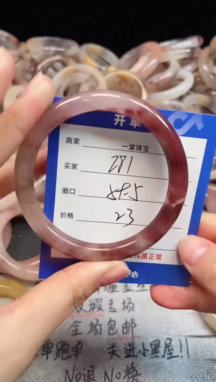 未镶嵌手镯石英质玉281