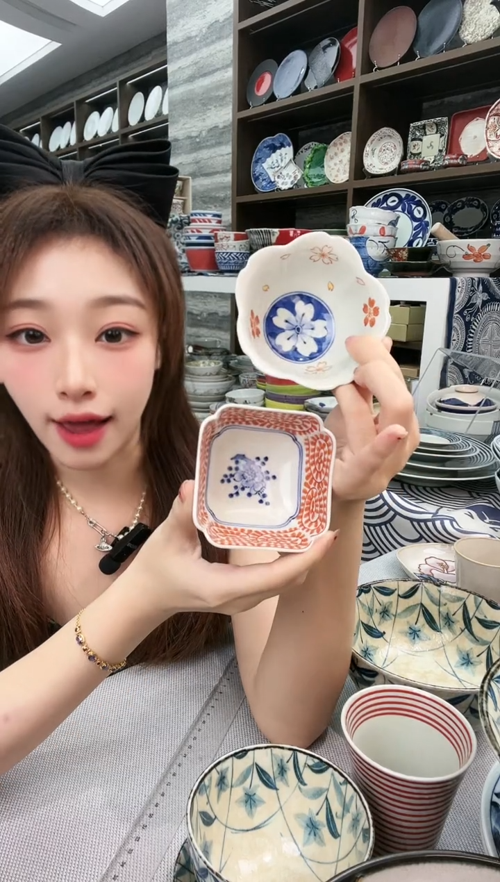 瓷有田烧小钵两只