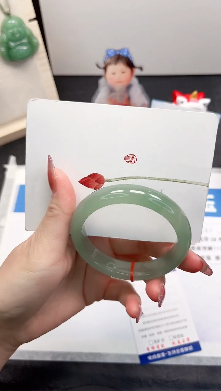 【闪购商品】石英质玉手镯未镶嵌36-57.8