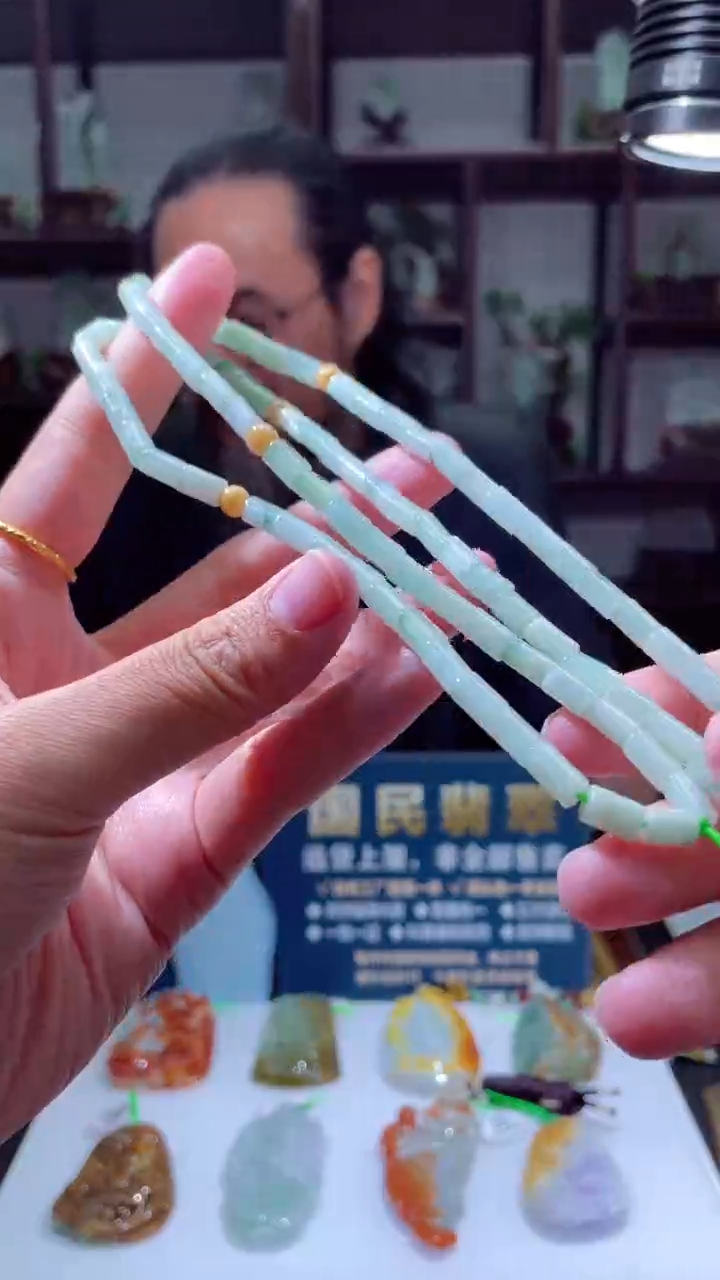 翡翠未镶嵌颈饰X-@@WYZM801439