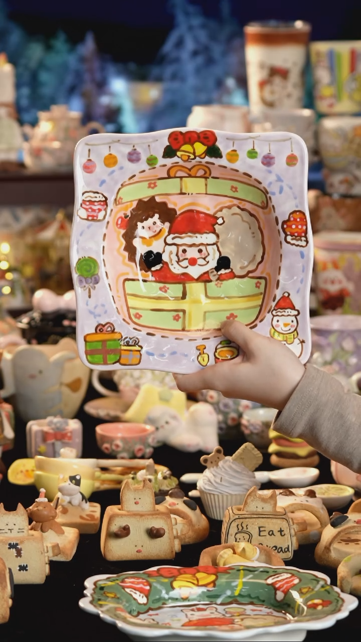 其他陶景德镇釉下彩手绘设计师款陶瓷