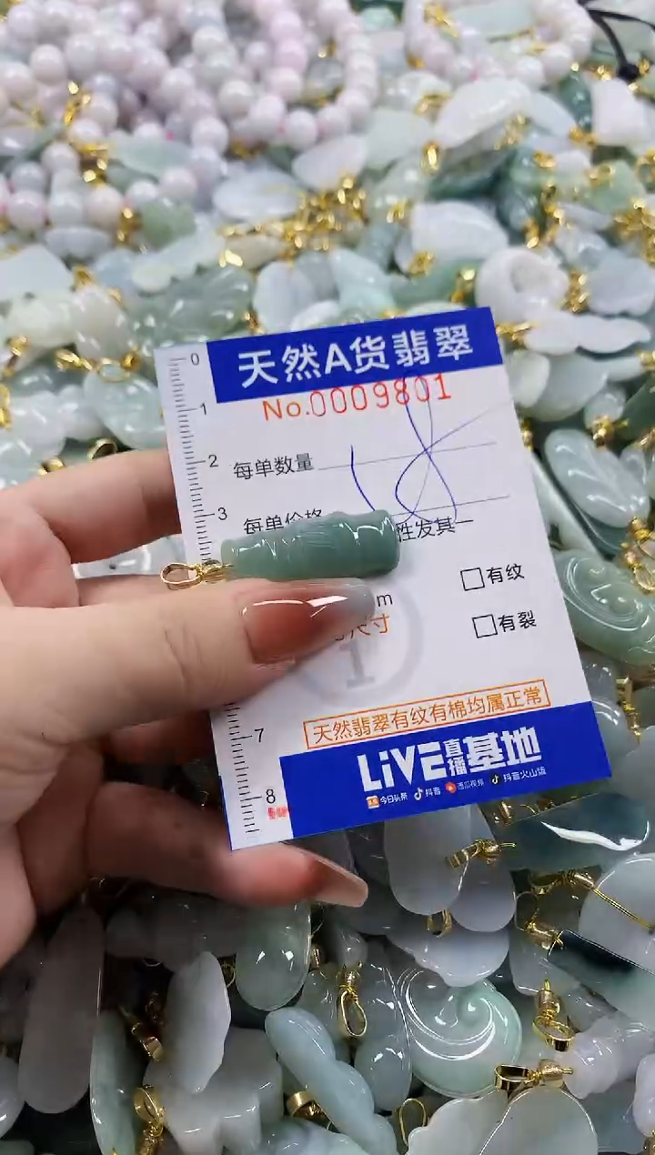 颈饰未镶嵌翡翠天然A货翡翠