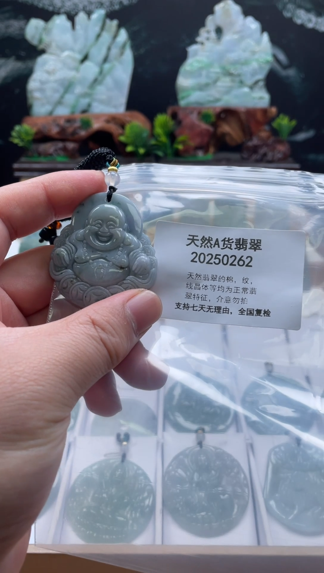 颈饰未镶嵌翡翠翠峰珠宝202512020006