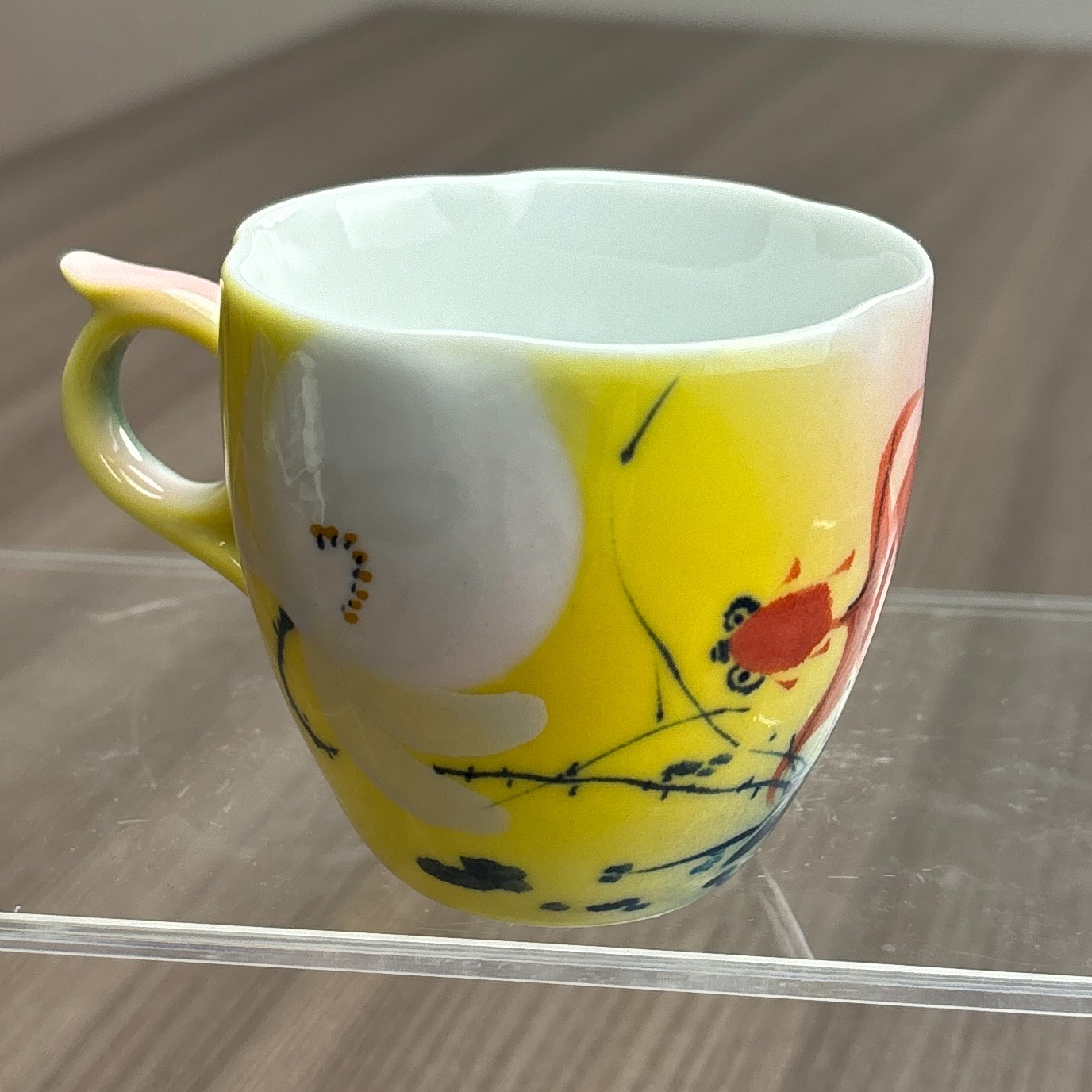 手工手绘写意杯子景德镇白瓷