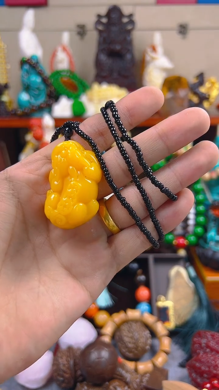 未镶嵌蜜蜡手链主播推荐！主播推荐！！