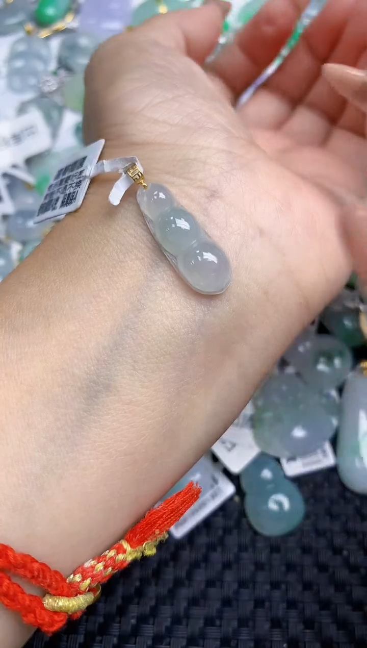 颈饰未镶嵌翡翠天然缅甸A货翡翠百元以上9元证书费自理