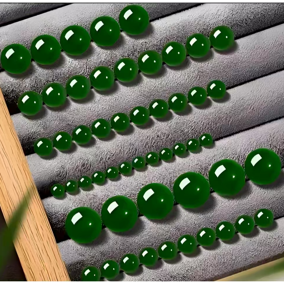 【菠菜绿】创意手工DIY串珠编织款带材料包圆珠散珠