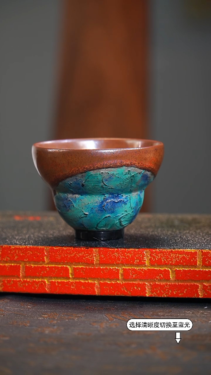 【闪购商品】非遗漆器 黄宝贤制戗刻/诧寂建盏主人杯