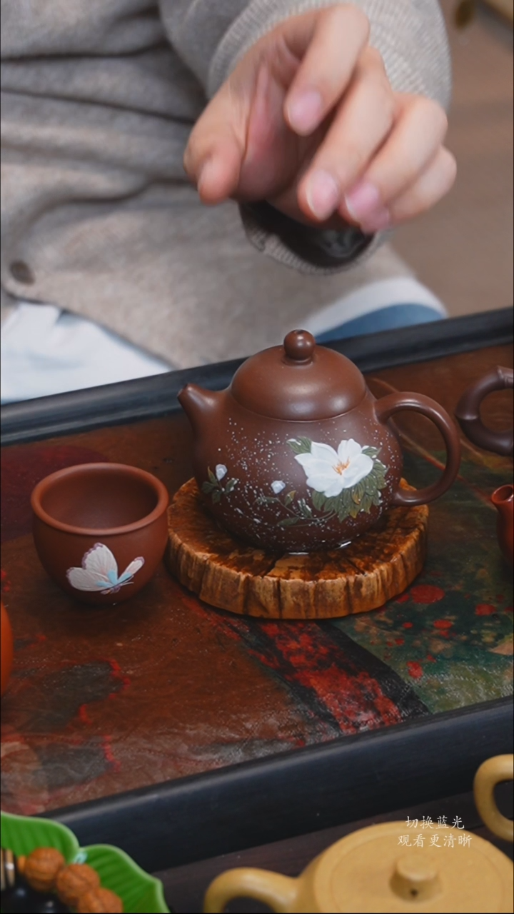 【闪购商品】紫砂茶壶【云洗|白茶文旦】底槽清泥料容量120c