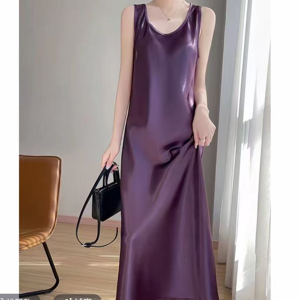 707【背心裙】高端订制连衣裙 休闲女士夏季复古宽松