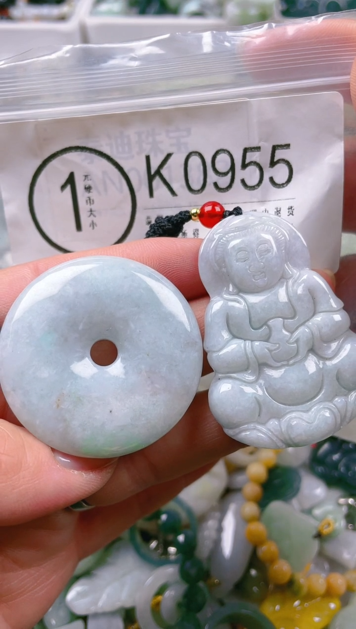 【闪购商品】翡翠颈饰未镶嵌/K/翡翠A货一图一物