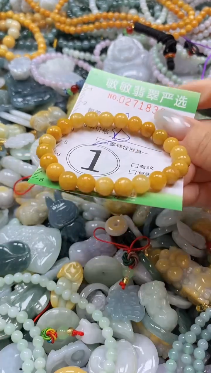 翡翠未镶嵌颈饰闪购0271838多样性发其一