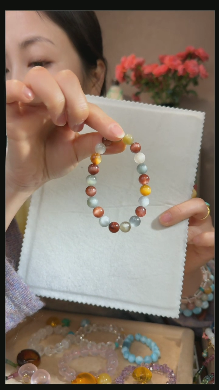 【闪购商品】水晶手串未镶嵌天然兔毛水晶手串