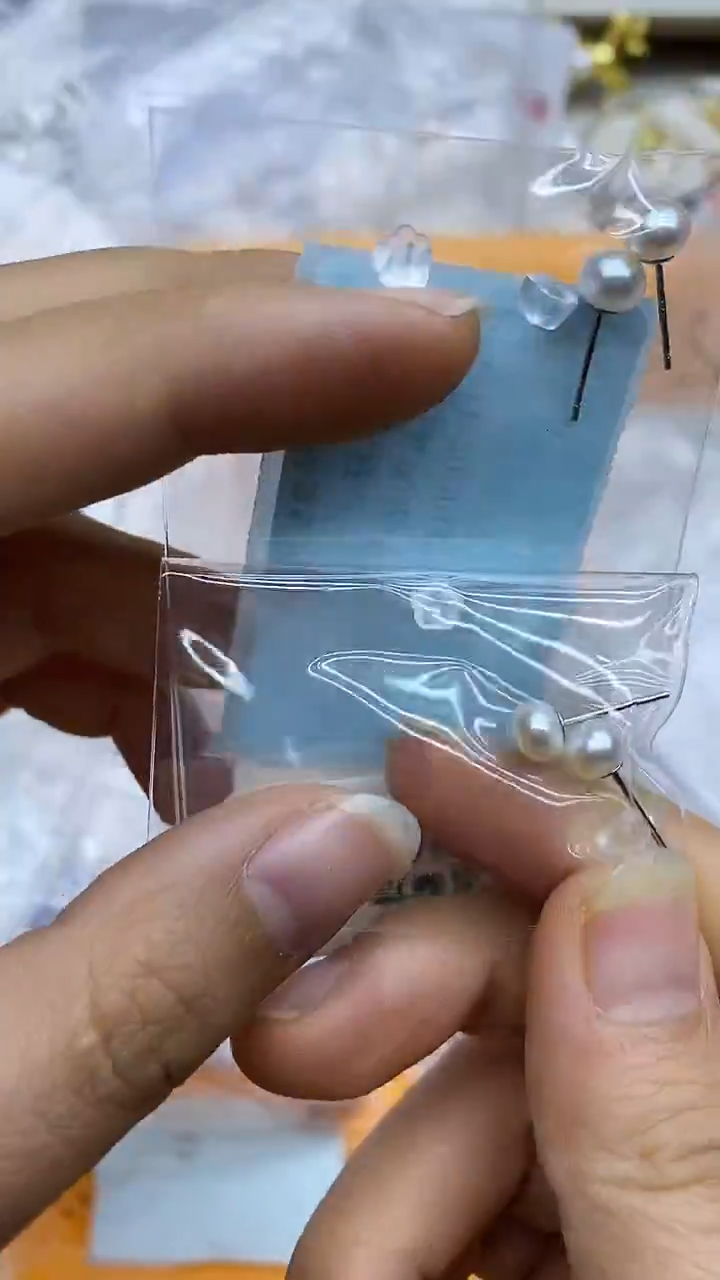 银S925镶嵌耳饰淡水珍珠耳钉多样性发其2