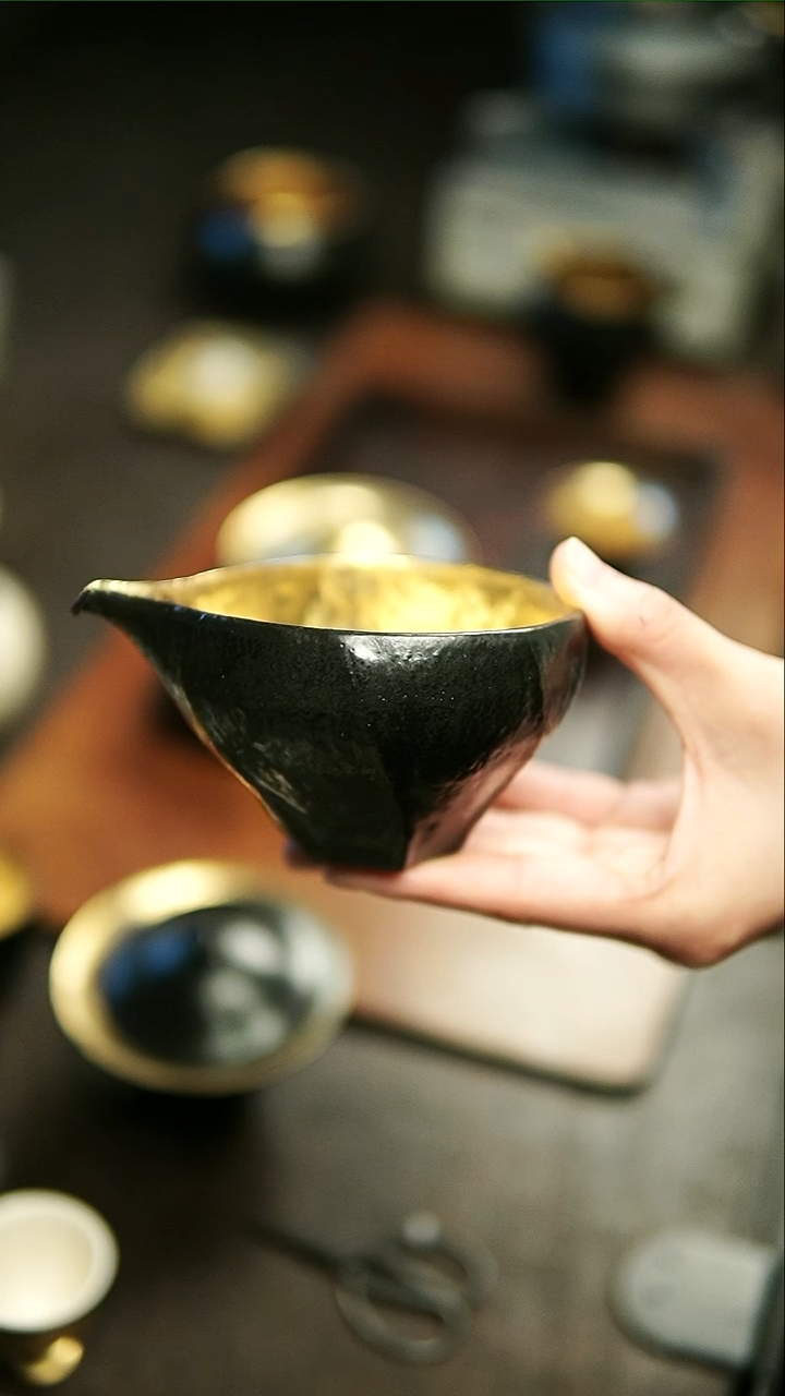 【闪购商品】松风舍黑金公道杯