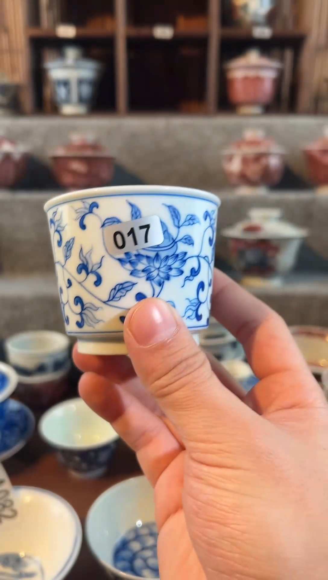 【闪购商品】017天禄言瓷缠枝莲杯子