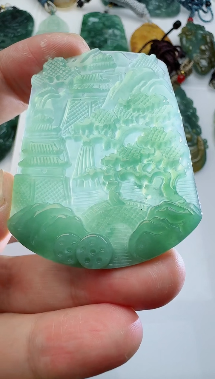 【闪购商品】翡翠颈饰未镶嵌多样性随机发其一