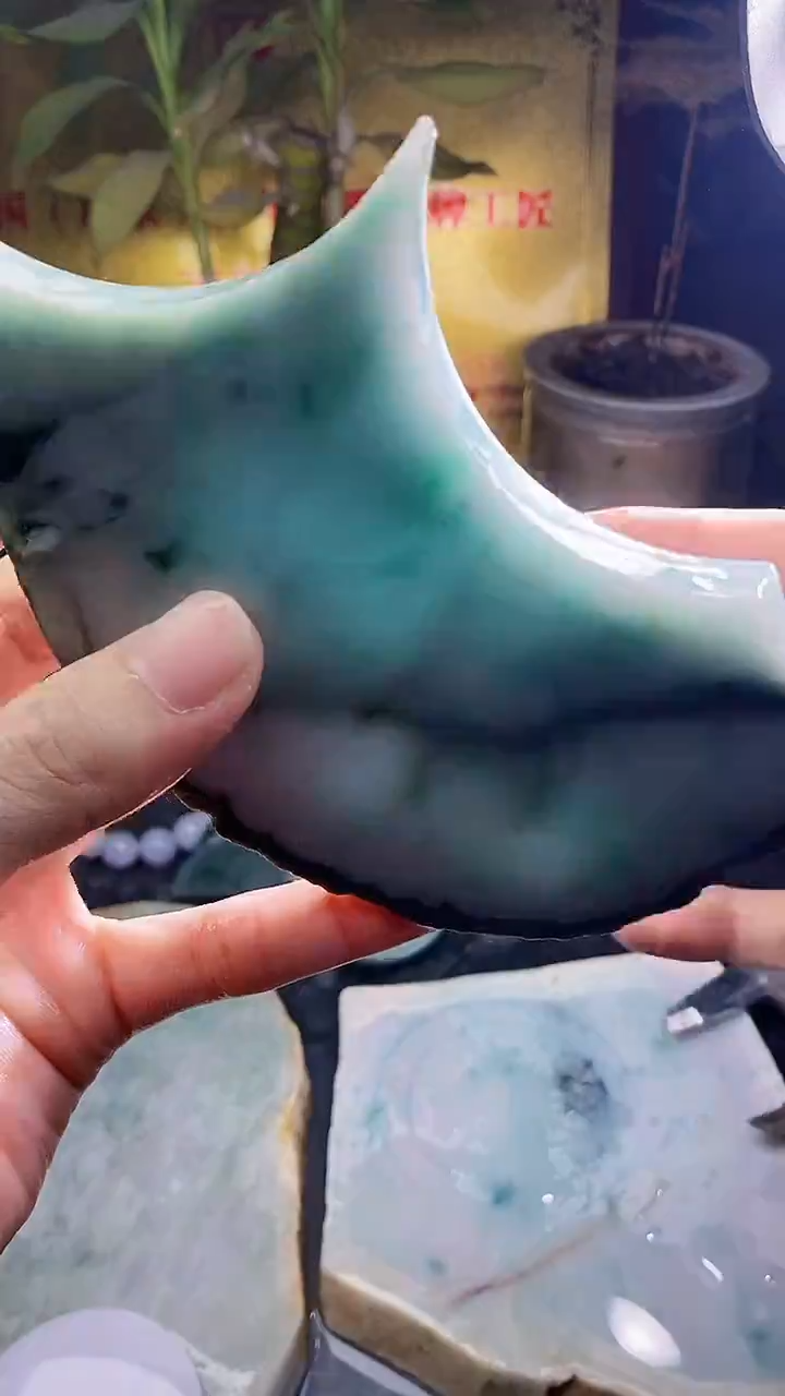 未镶嵌挂件翡翠小雨41