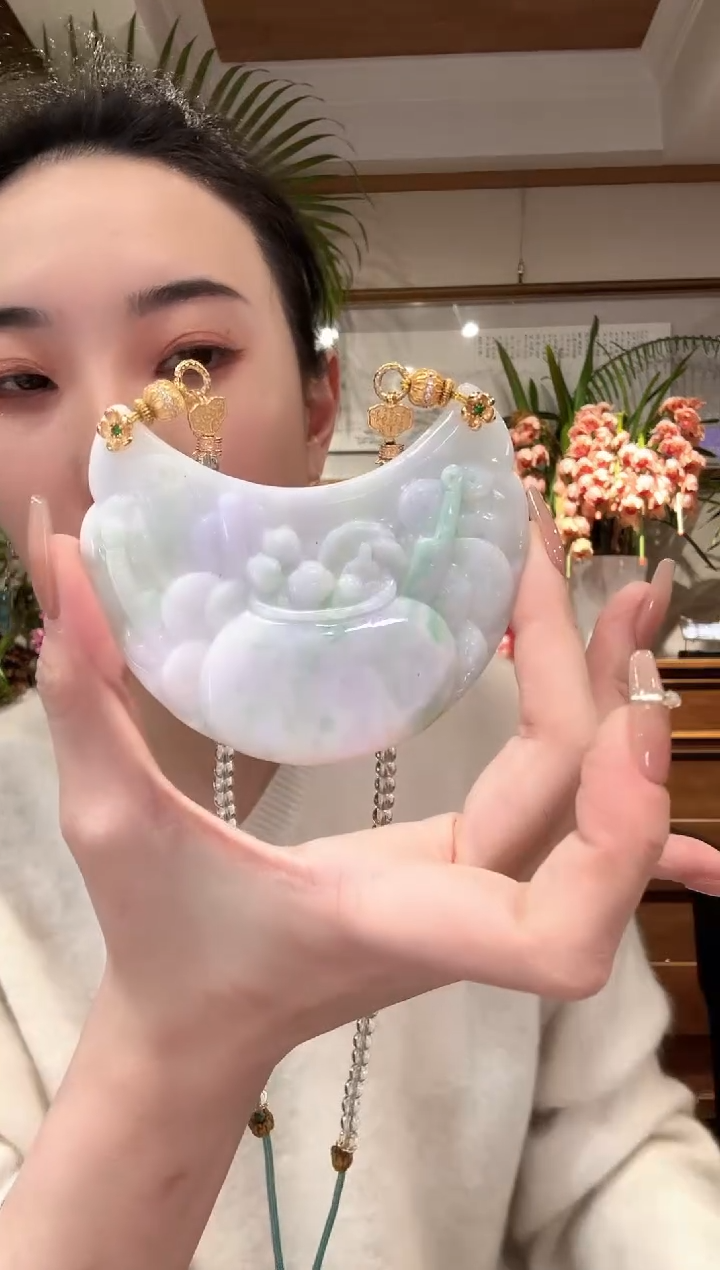 【闪购商品】翡翠颈饰未镶嵌国风