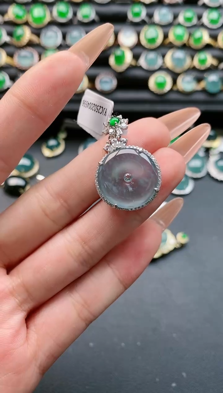 【闪购商品】翡翠戒指银S925镶嵌11111