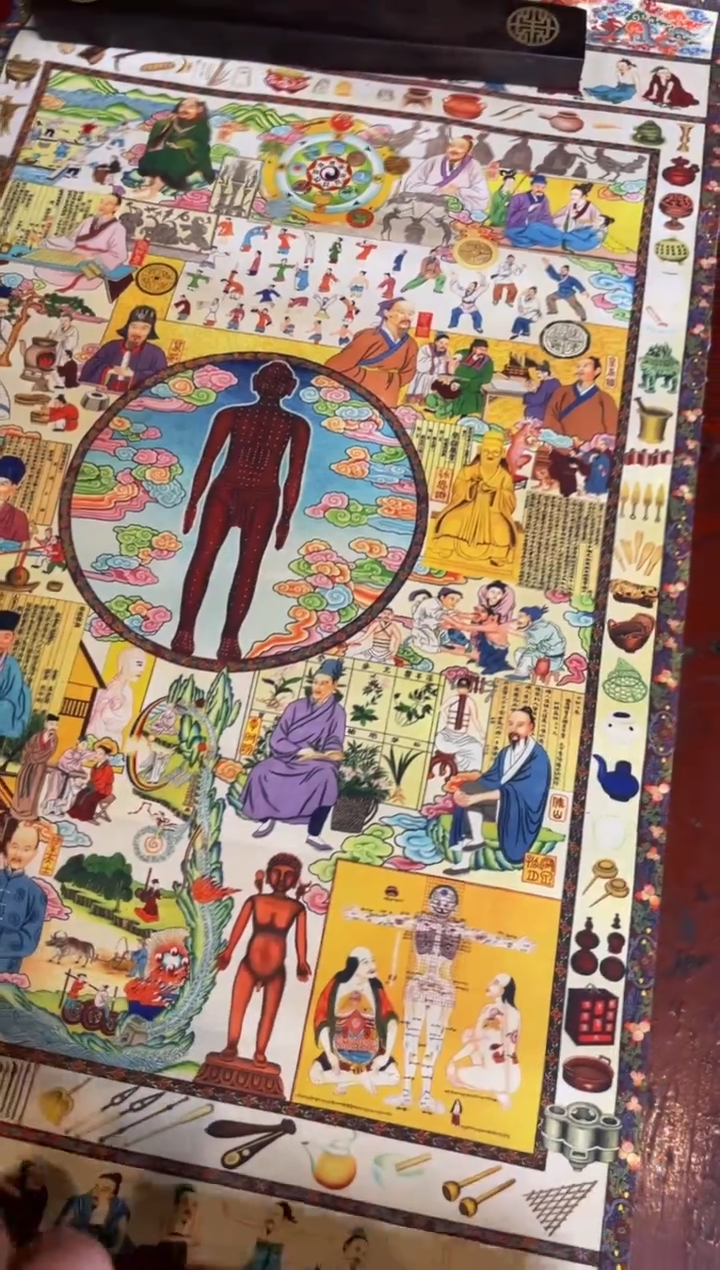 卷轴画手绘唐卡033