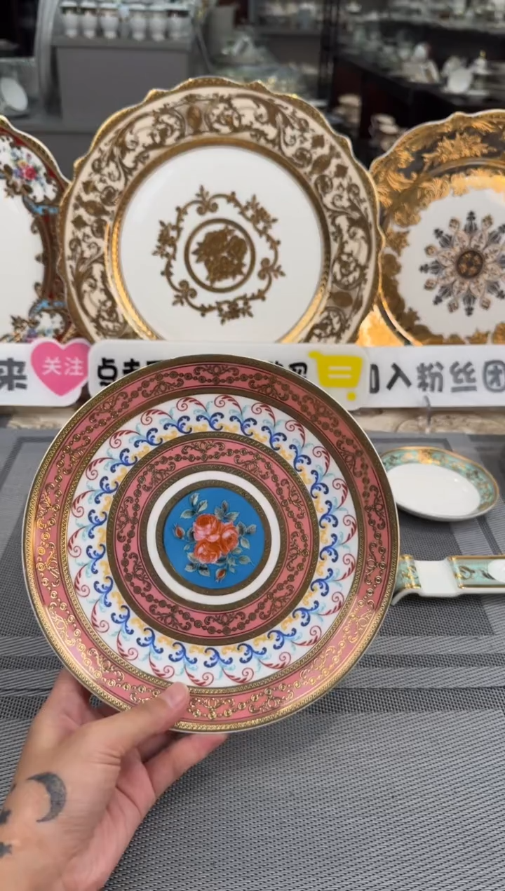 【闪购商品】瓷片8英寸平盘福利款 微瑕 只剩一个