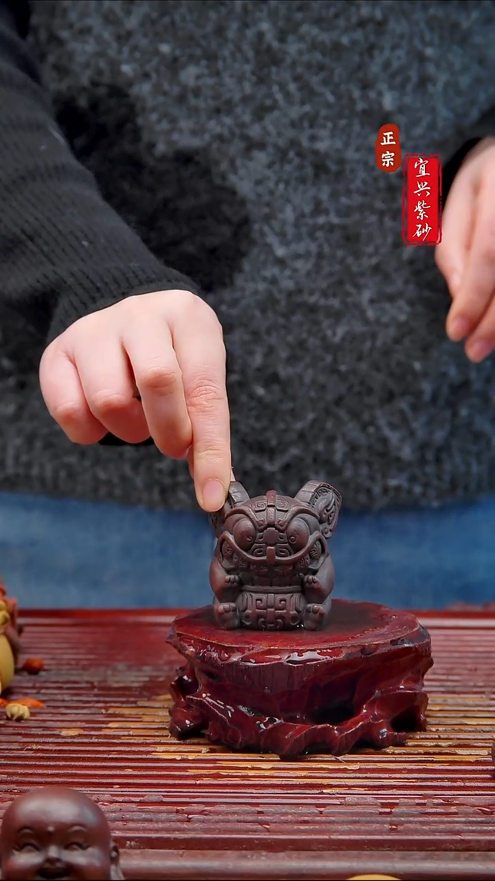 紫砂茶宠宜兴紫砂茶宠摆件