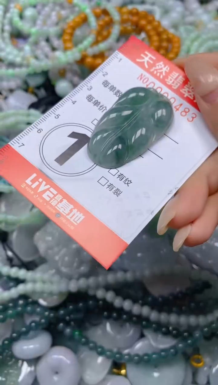 翡翠未镶嵌颈饰闪购0000483