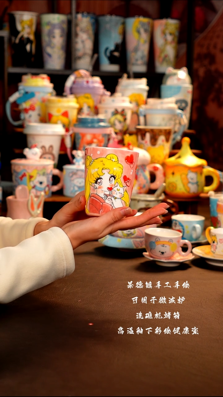 景德镇手工手绘杯杯