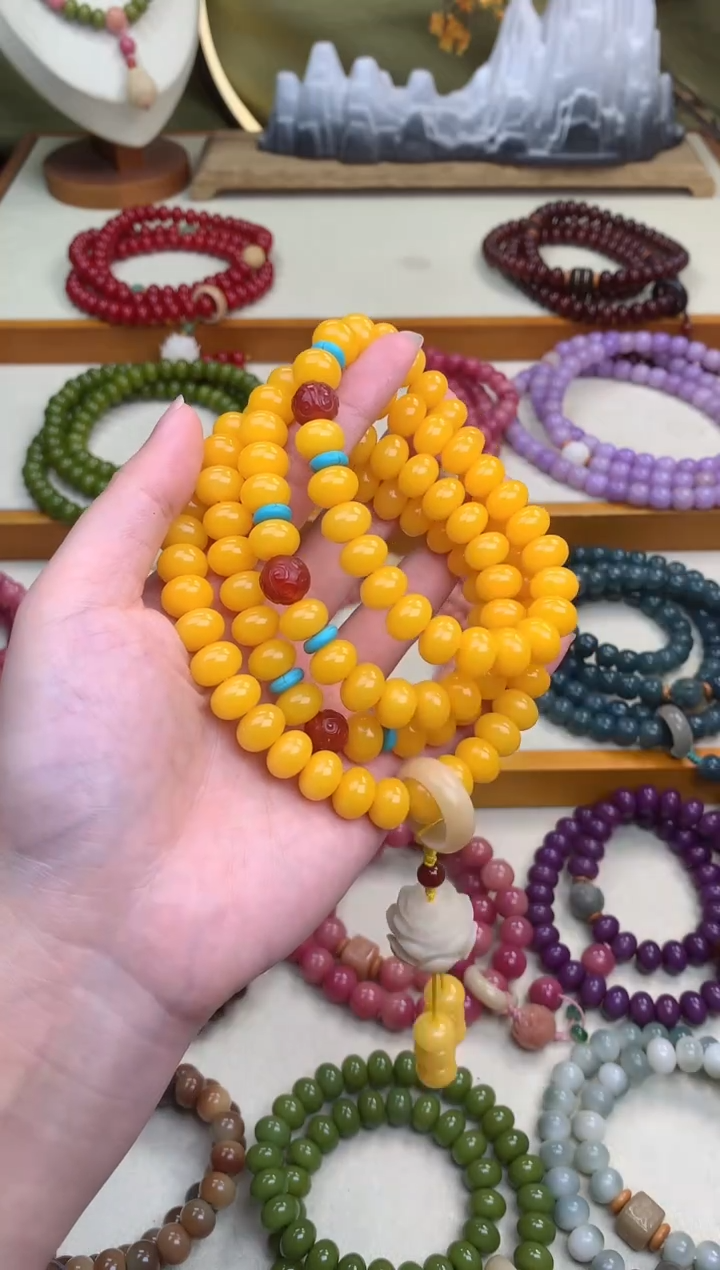 【闪购商品】白玉菩提吊坠金玉满堂