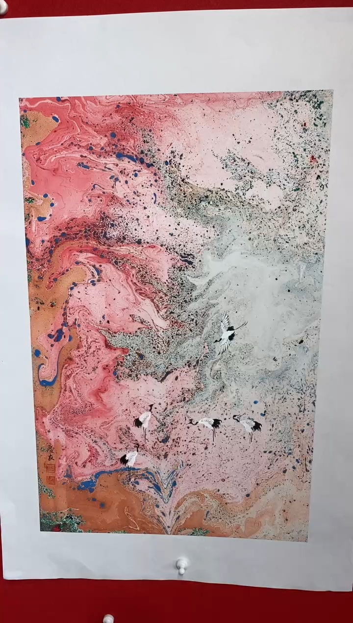 【闪购商品】国画lqy3076洋李庆友作品