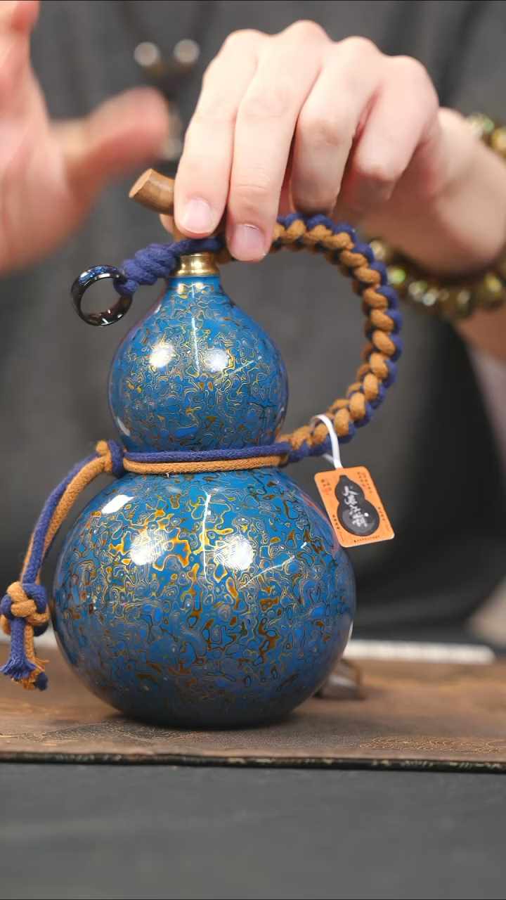 【闪购商品】RV181漆艺酒葫芦不包手串及旋转底座