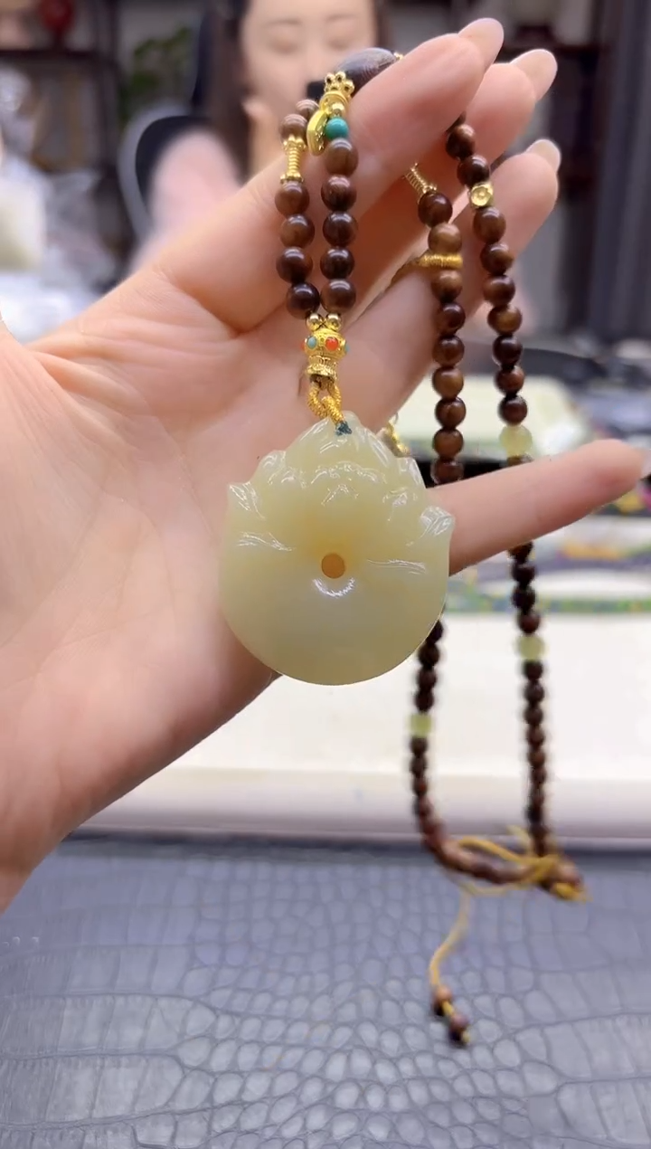 颈饰未镶嵌和田玉DIY款M631
