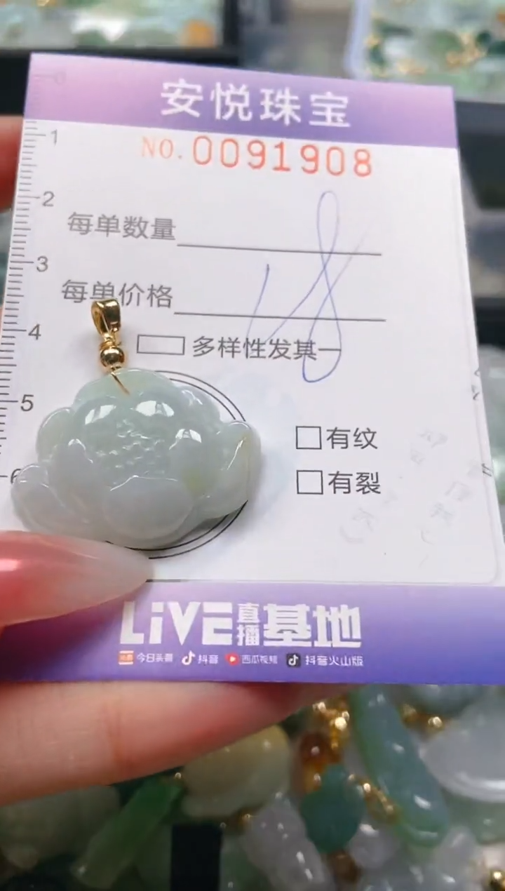 【闪购商品】翡翠颈饰未镶嵌闪购0091908
