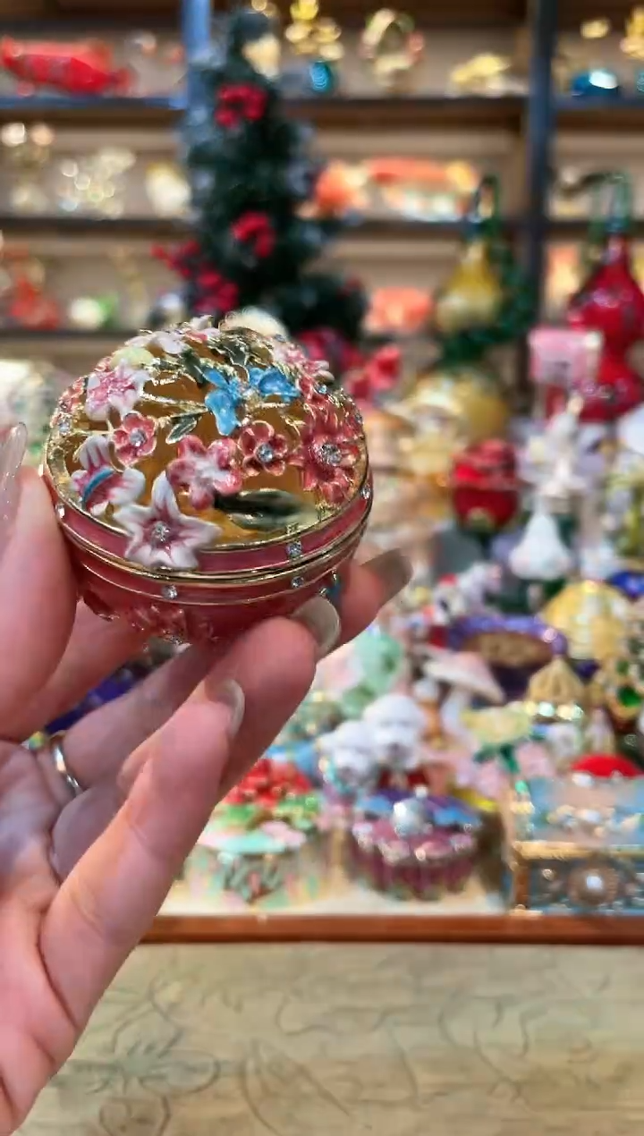 【闪购商品】 珐琅彩精致首饰盒