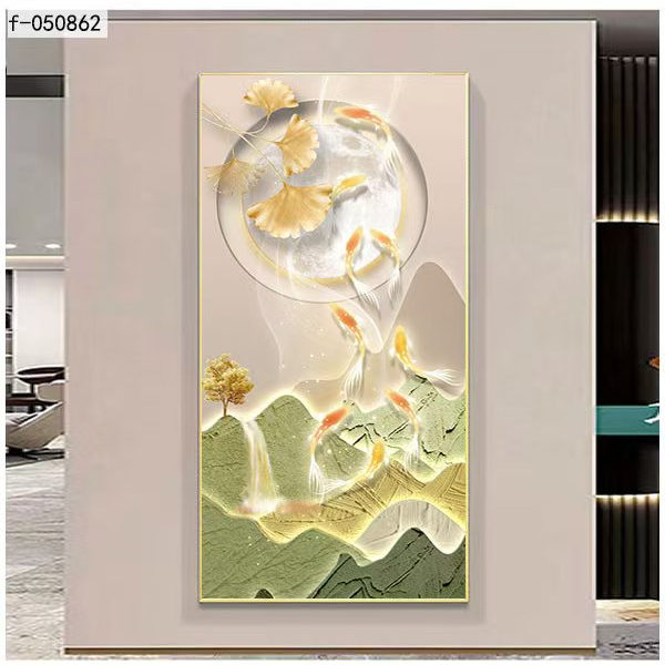 轻奢玄关装饰画入户走廊过道