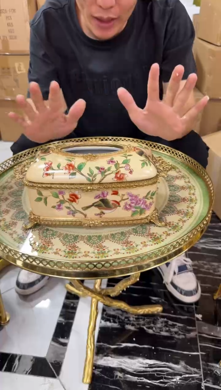 黄铜黛姿家居装饰品摆件  