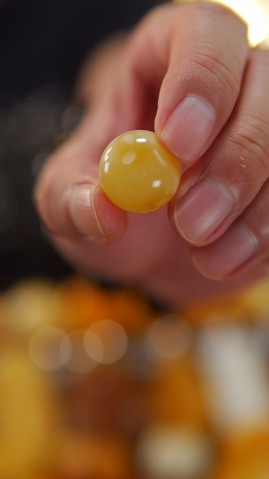 【闪购商品】蜜蜡颈饰未镶嵌4.46俄料妖花圆珠