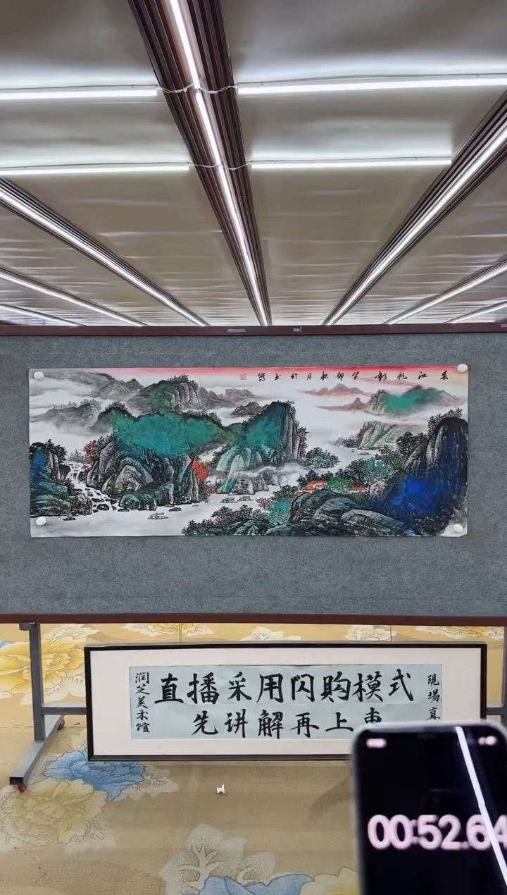 【闪购商品】绘画M 张伦玉-六尺-山水国画