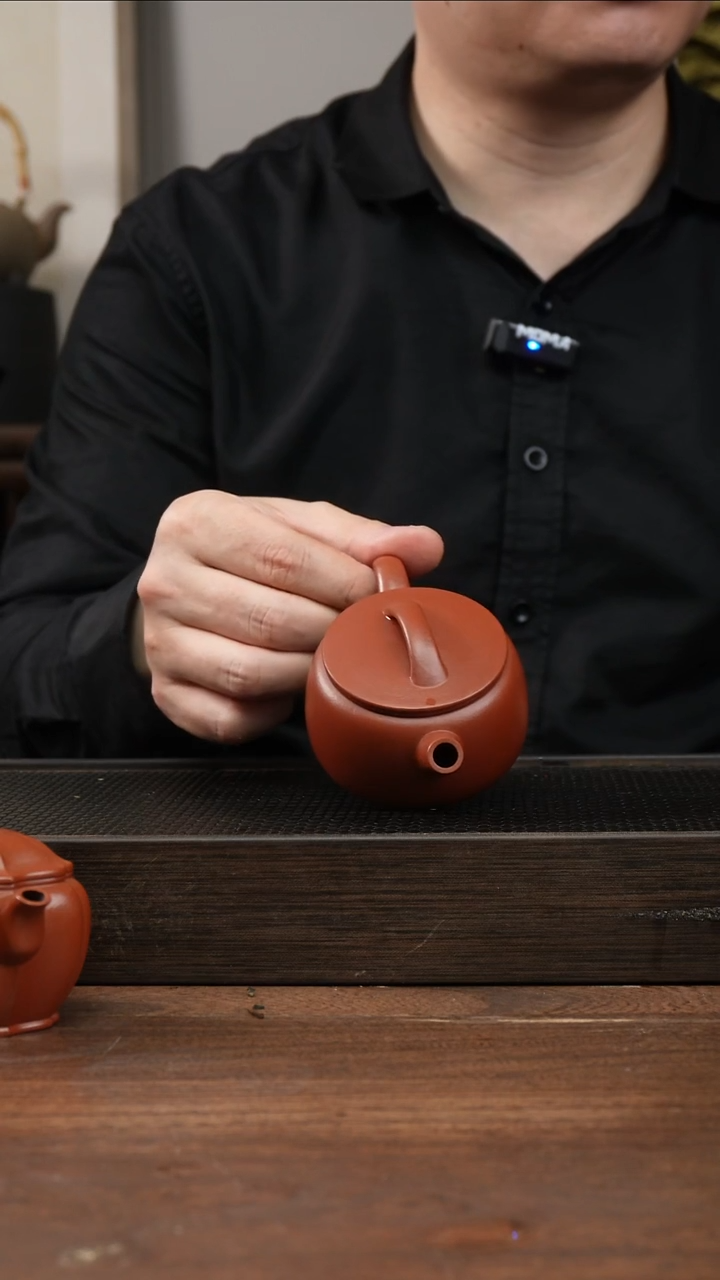 茶杯紫砂蓝*朱泥炮嘴汉瓦     150CC  