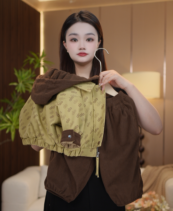 【原创设计】1秋季新品潮流长袖休闲男童女童儿童皮衣套装89725