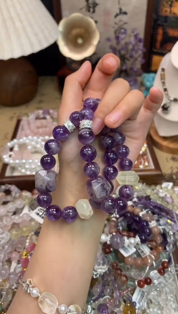 水晶手链未镶嵌252手串