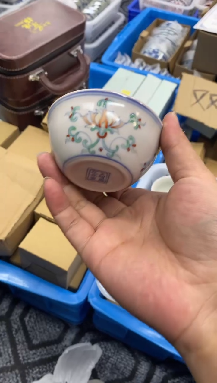 陶瓷景德陶瓷茶具容量约80