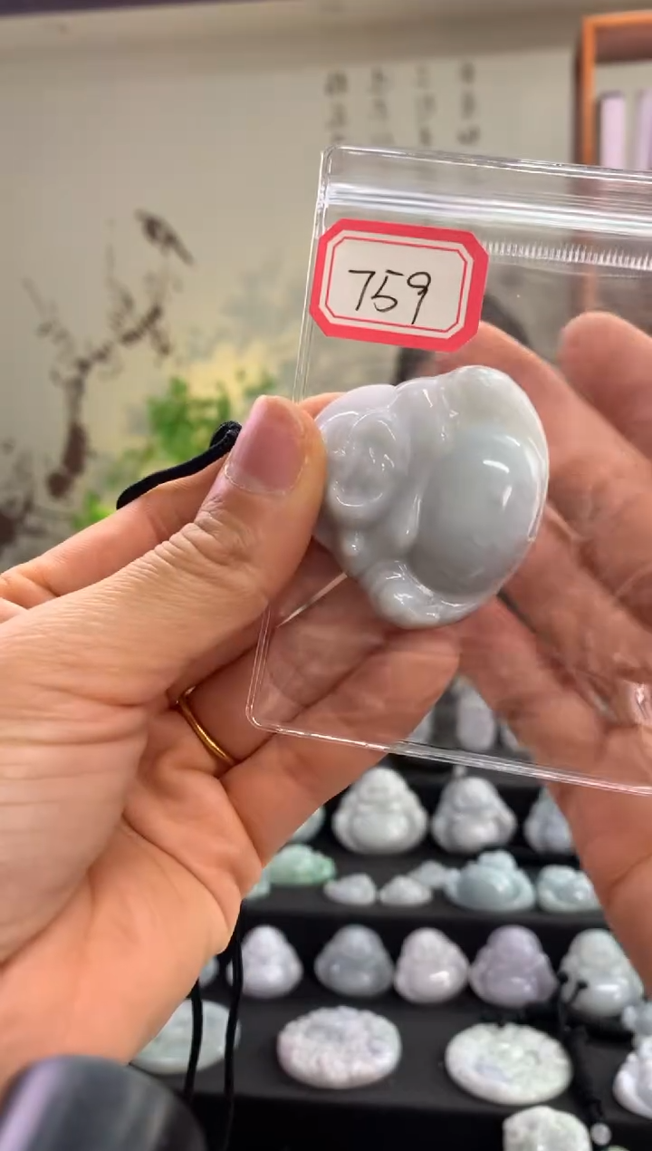 【闪购商品】翡翠颈饰未镶嵌佛公759