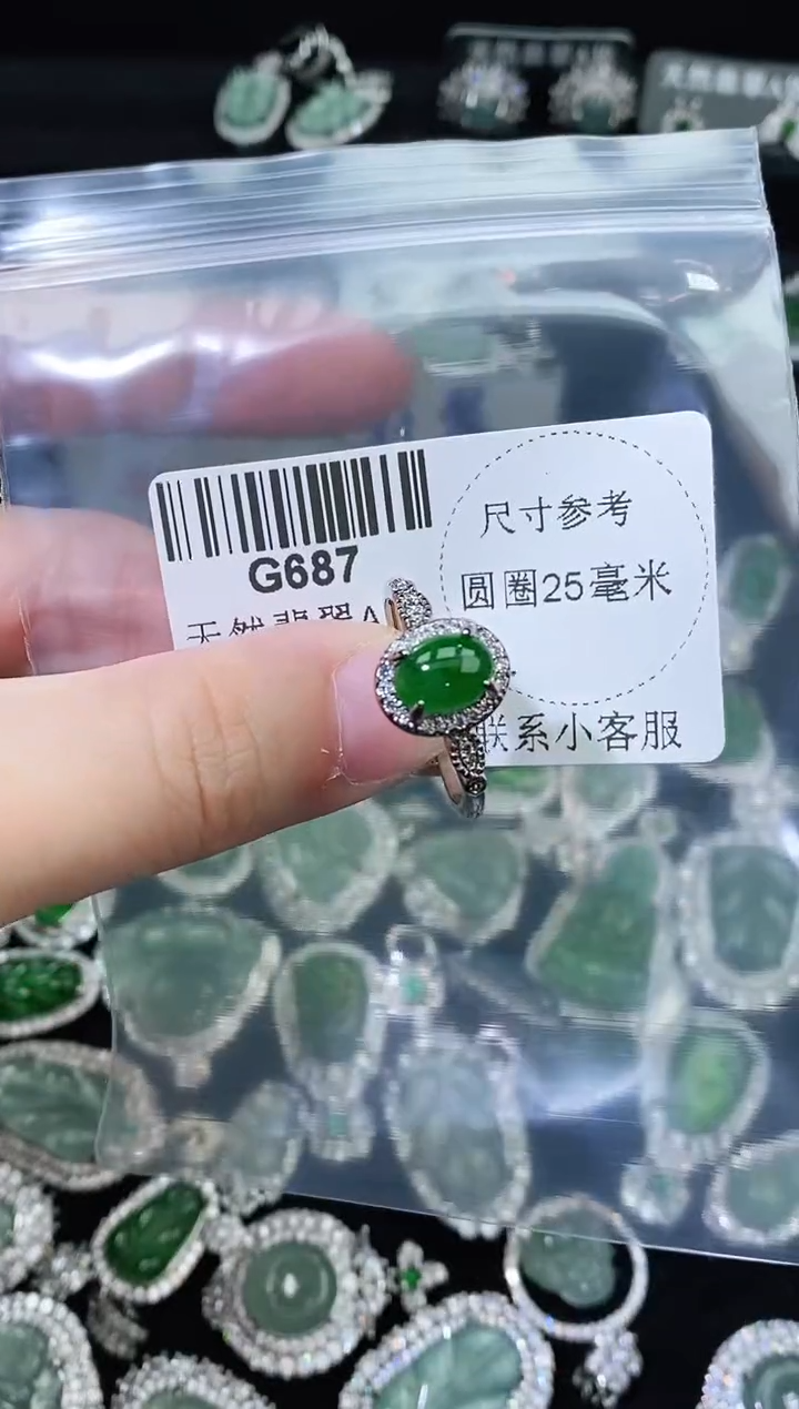 翡翠未镶嵌颈饰精美翡翠-多样性只发一件G687