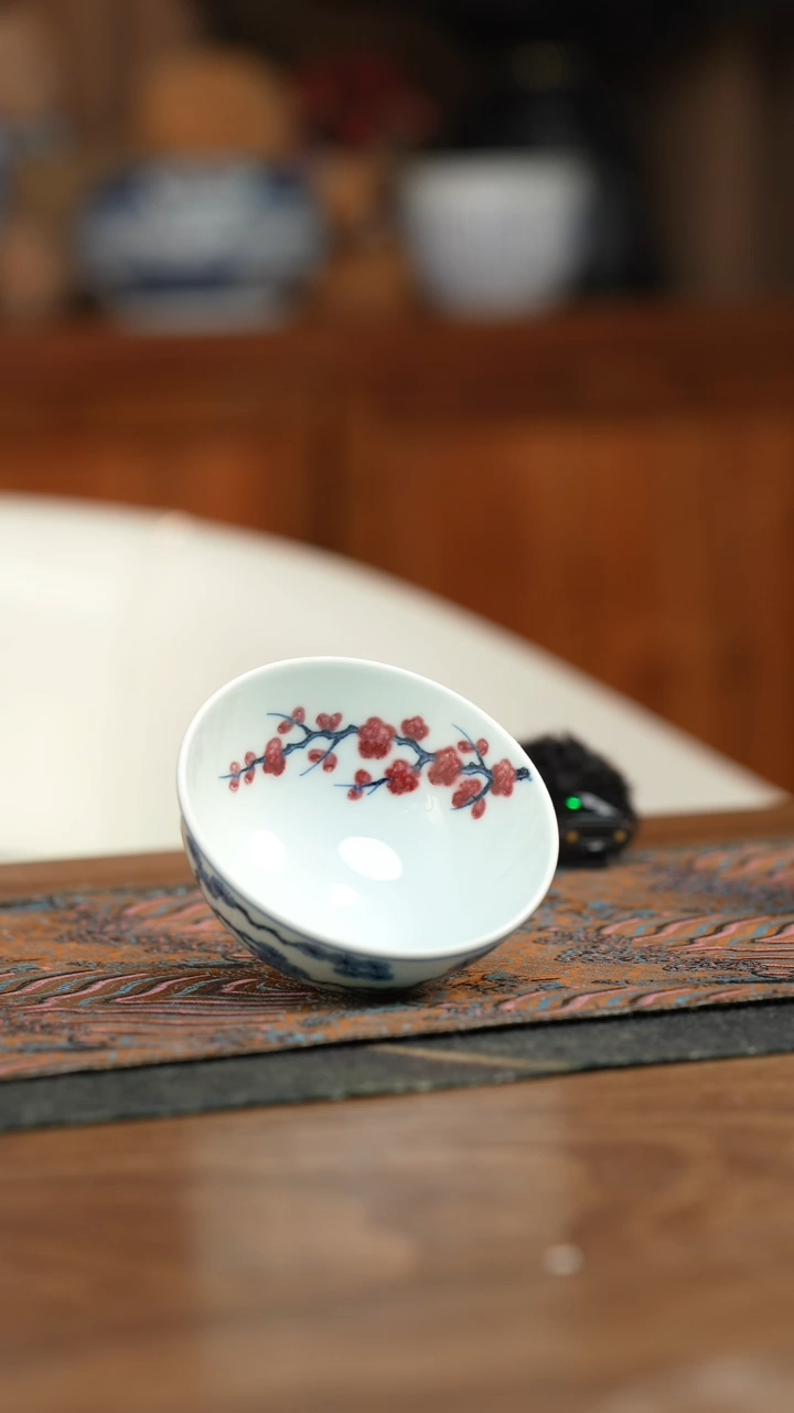 【闪购商品】阳春白雪松竹梅鸡心杯