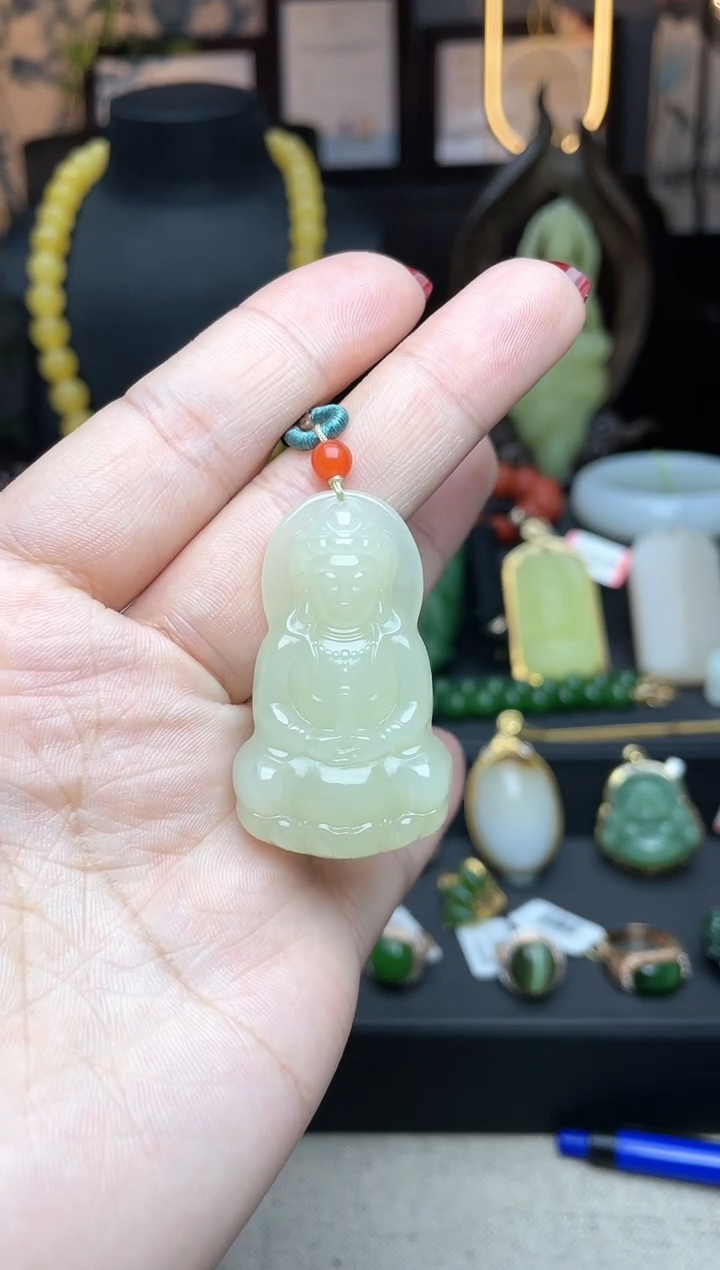 【闪购商品】和田玉颈饰未镶嵌吊坠h024